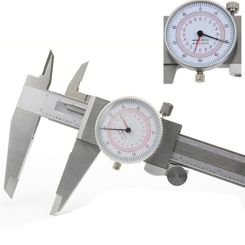 Digital Caliper 150Mm Stainless Steel - Shock-proof Stainless Steel Dial Caliper 6