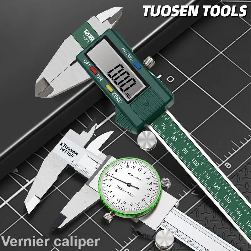 TUOSEN Industrial Shockproof C - огляд і ціна Digital Caliper 150Mm Stainless Steel