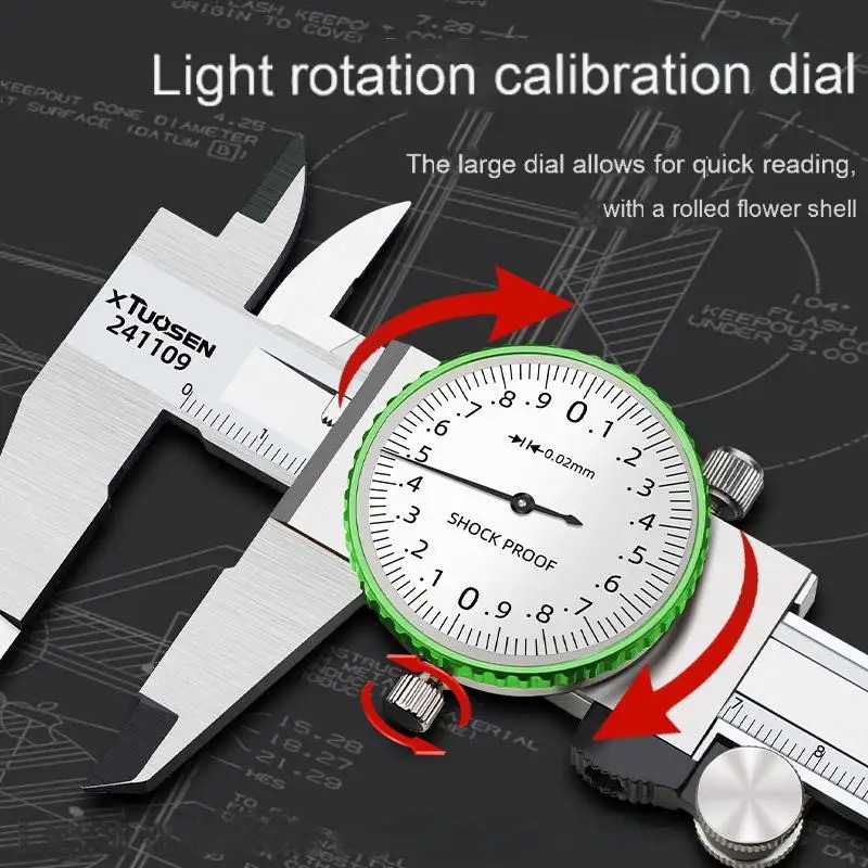 TUOSEN Industrial Shockproof C - огляд і ціна Digital Caliper 150Mm Stainless Steel