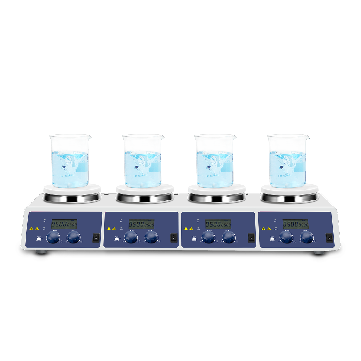 MS-H340-S4 LCD 4 Channel Digit - огляд і ціна Lab Magnetic Stirrer Hot Plate